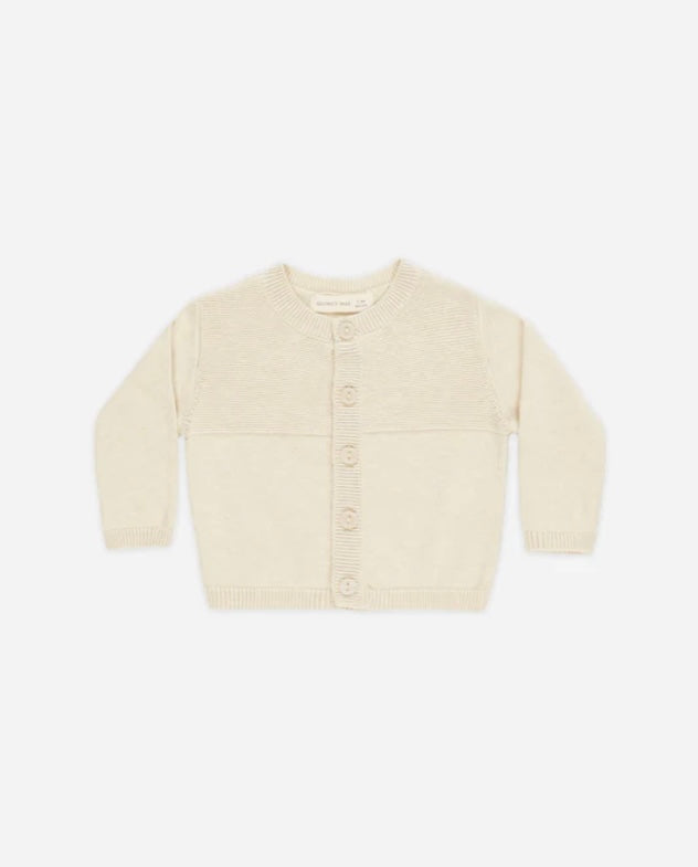 Knit Cardigan || Heathered Natural