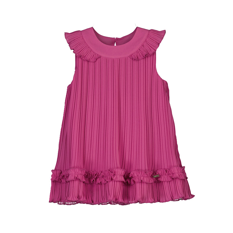 Pleated dress-Orchid