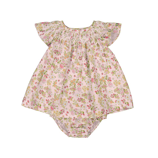 Printed dress-Baby Rose