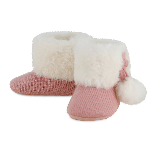Knit boots Orchid