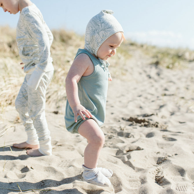 QUICK CHANGE ROMPER | SEA GLASS