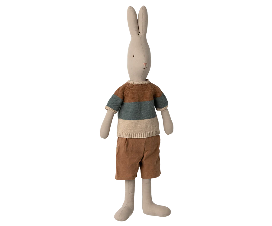 Rabbit, Size 4 - Knitted Shirt and Shorts