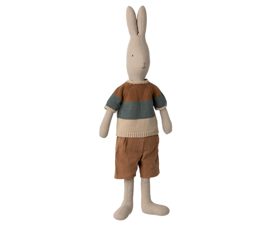 Rabbit, Size 4 - Knitted Shirt and Shorts