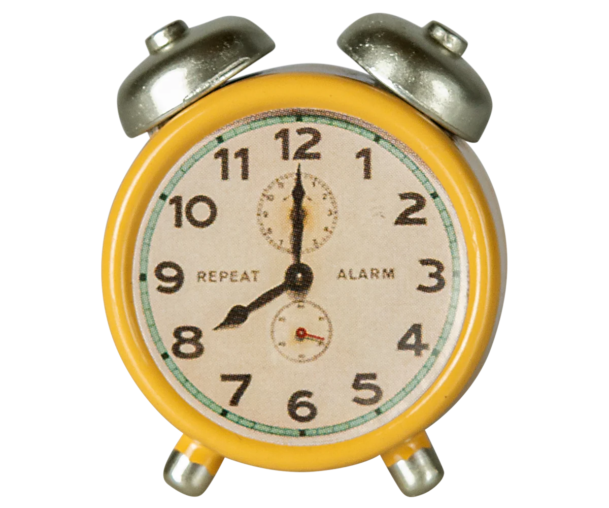 Alarm clock. Mouse - Yellow