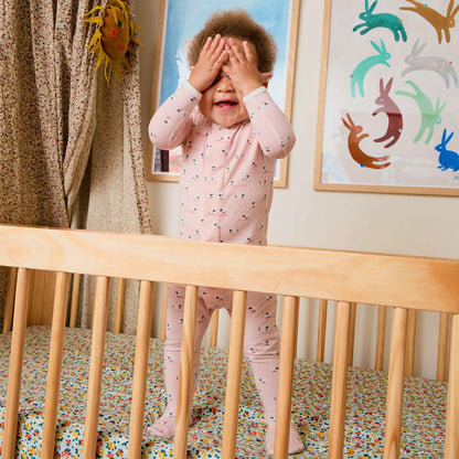 Baa Baa Baby Pink Modal magnetic footie