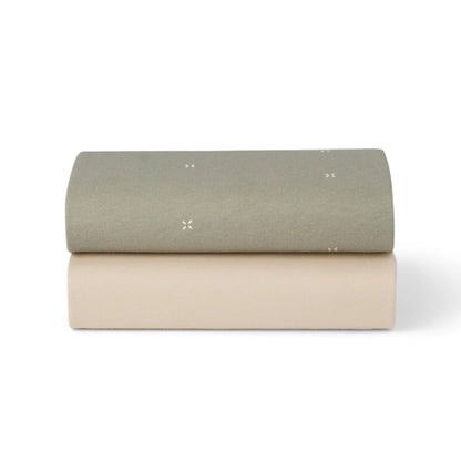 Bassinet 2 Pack Fitted Sheets