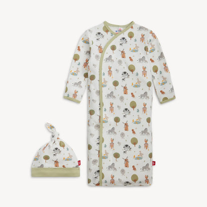 Funny Farm Magnetic Gown & Hat Set