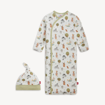 Funny Farm Magnetic Gown & Hat Set