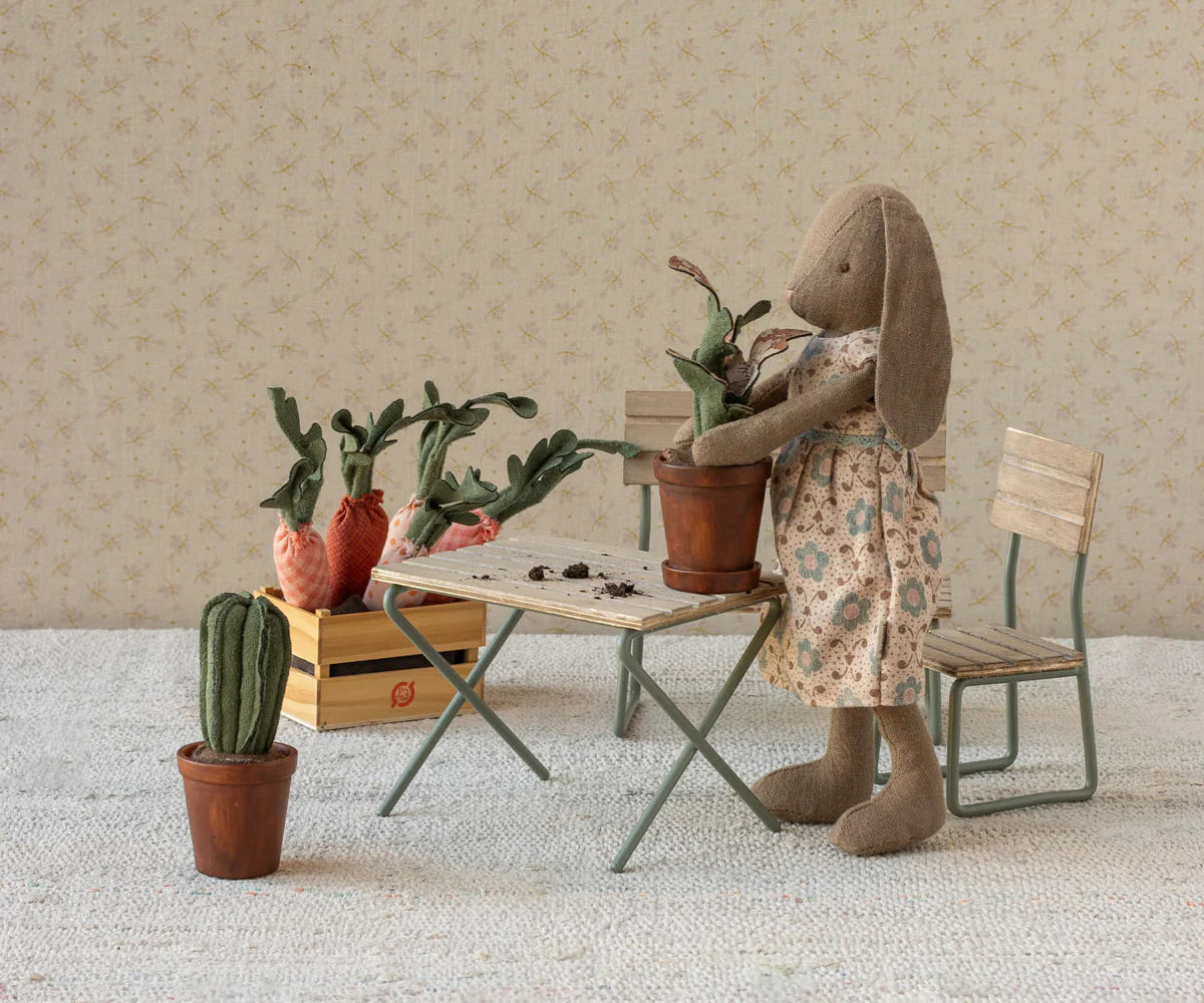 Flower pot with plant