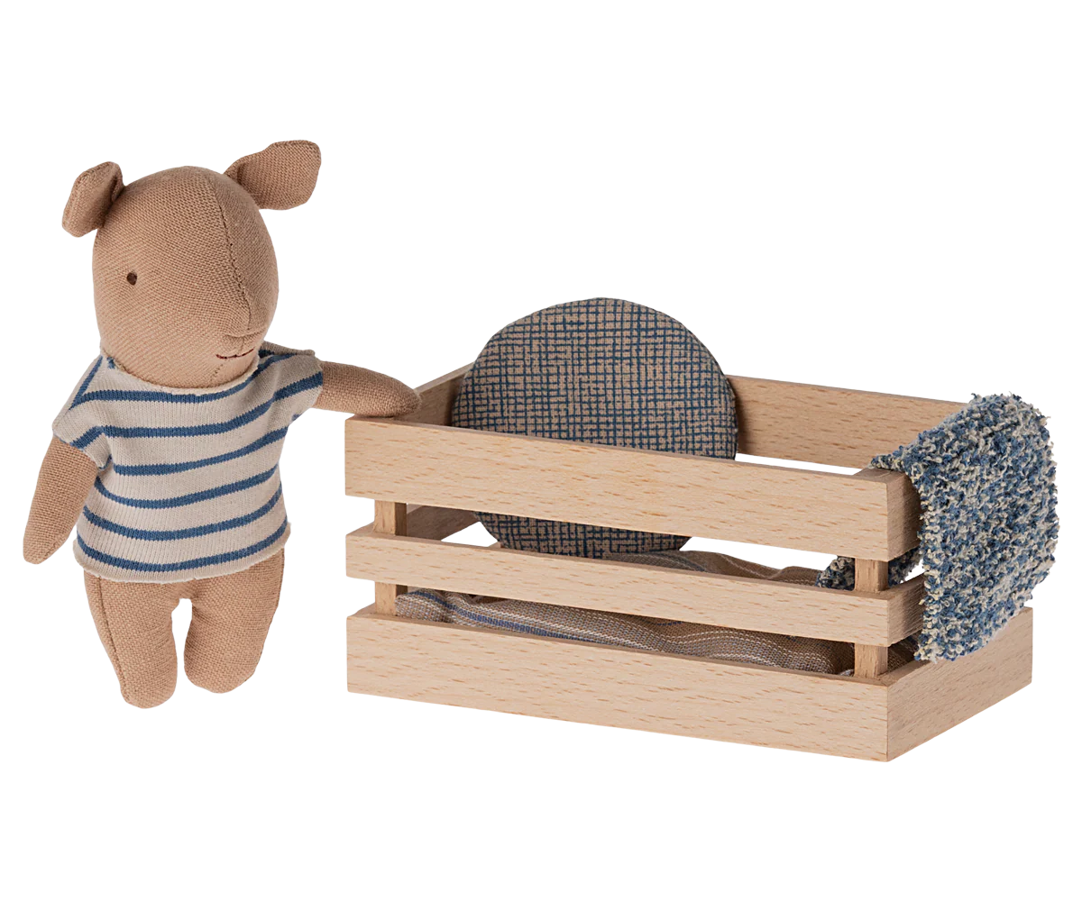 Pig in Box, Baby - Blue