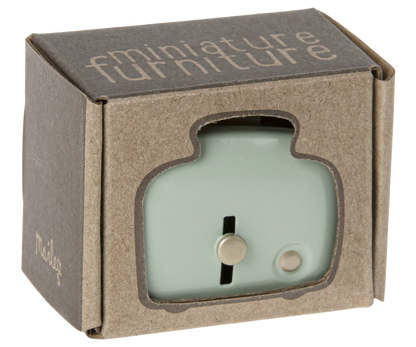 Miniature Toaster & Bread, Silver