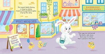 The Easter Bunny Is Coming to Washington: A Sweet Springtime Adventure for Toddlers and Kids (Easter Basket Stuffers and Gifts) Hardcover – Picture