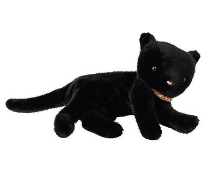 Sleeping kitten plush, Medium - Black
