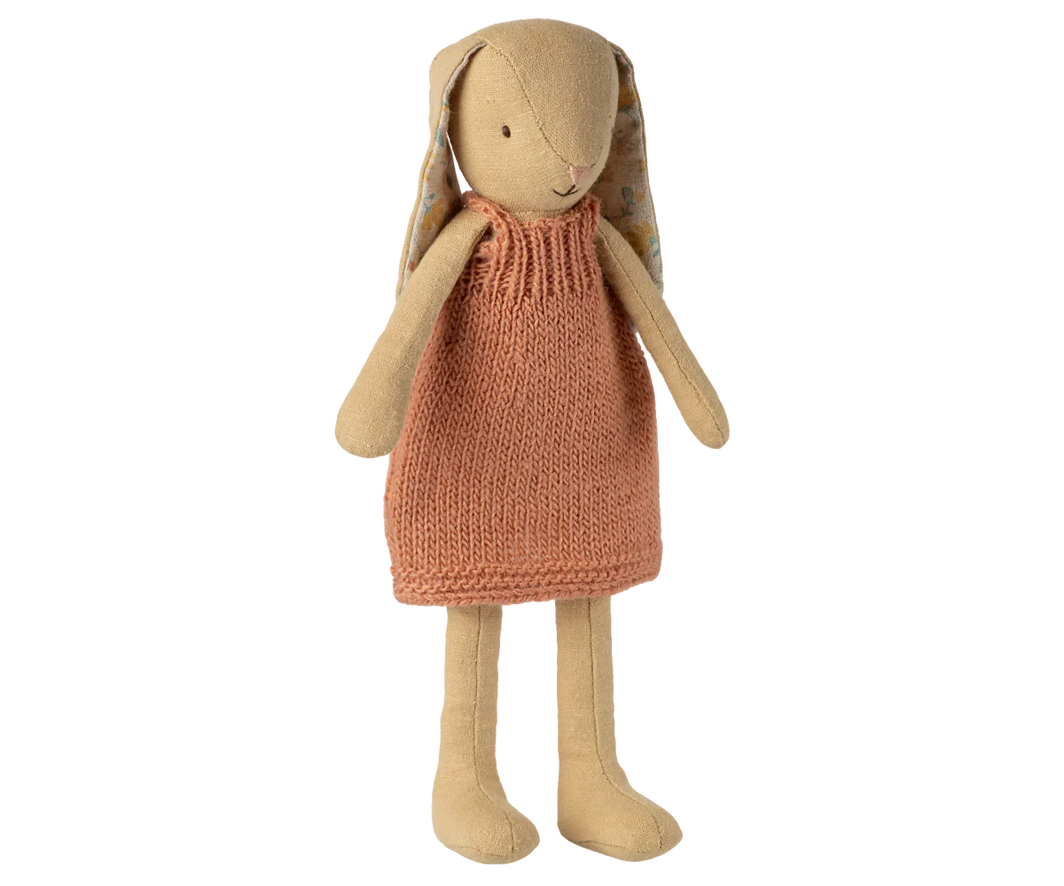 Bunny, Size 2 - Cream yellow - Knitted dress