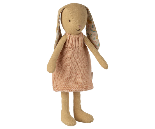 Bunny, Size 1 - Cream yellow - Knitted dress