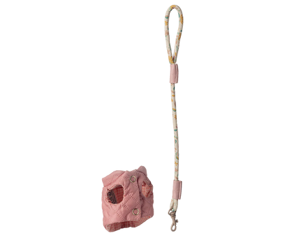Pet supply, Harness and leash - Rose