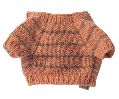 Puppy supply, Small, Knitted sweater - Coral