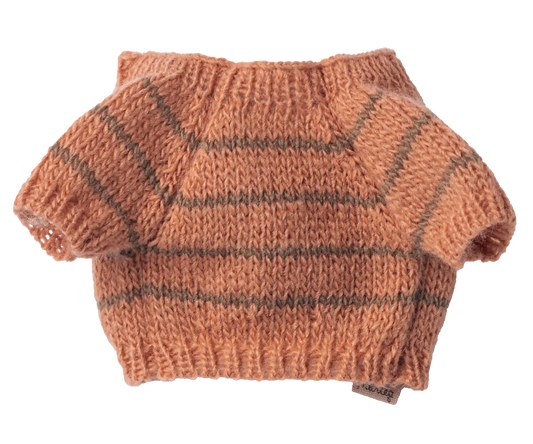 Puppy supply, Small, Knitted sweater - Coral