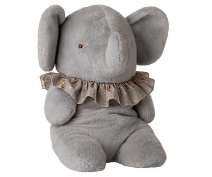Elephant plush, Big - Blue/grey