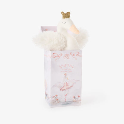ANASTASIA THE BALLERINA SWAN PLUSH TOY W/ GIFT BOX