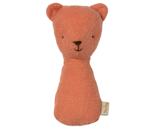 Teddy Rattle - Dusty Coral