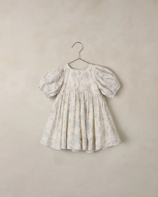 LUNA DRESS MIST ENGLISH ROSE
