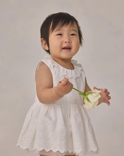 Georgia Dress | White