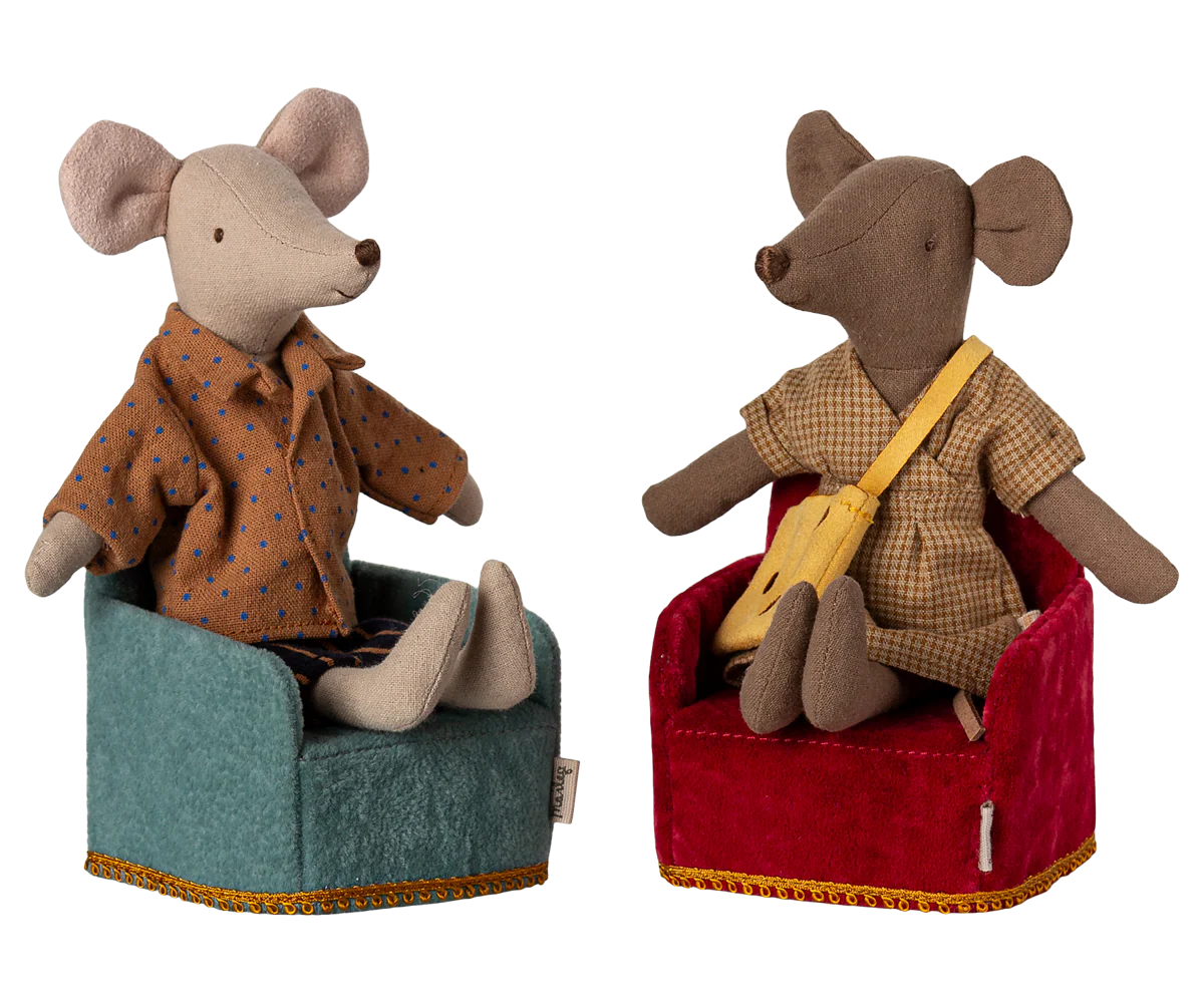 Folding chair, Mouse - Red