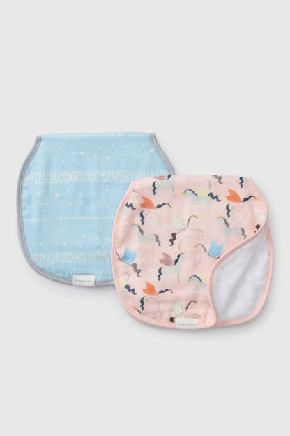 Loulou Lollipop Burp Cloth Set 2 pack