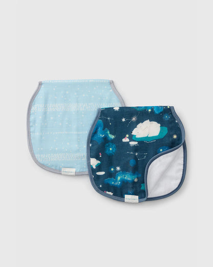 Loulou Lollipop Burp Cloth Set 2 pack