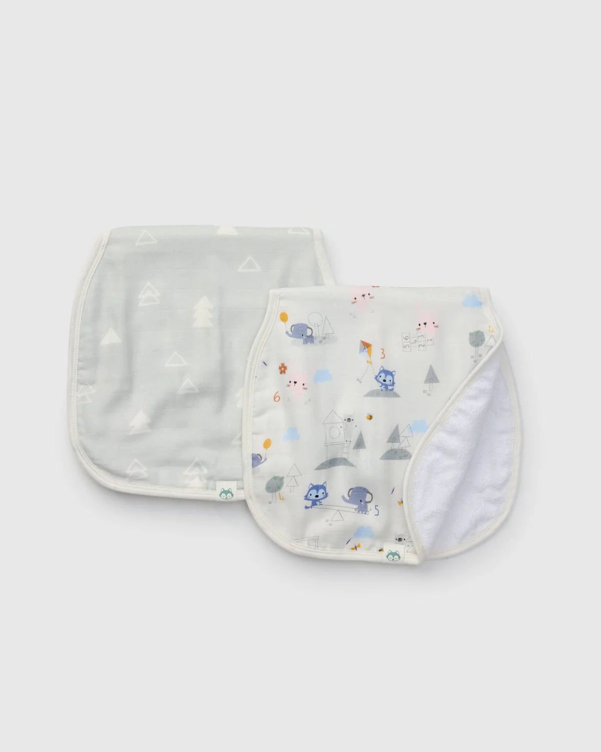 Loulou Lollipop Burp Cloth Set 2 pack
