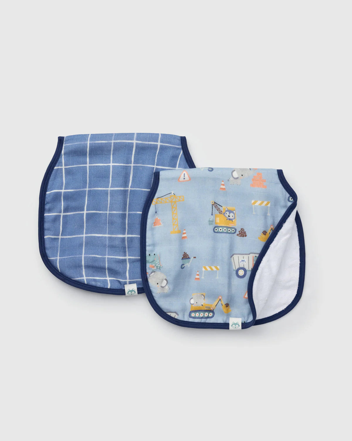 Loulou Lollipop Burp Cloth Set 2 pack