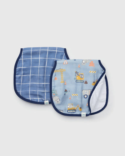 Loulou Lollipop Burp Cloth Set 2 pack