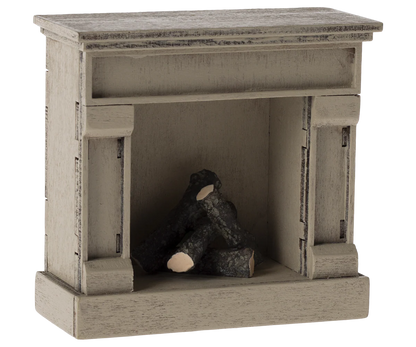 Fireplace Mouse-  Off White