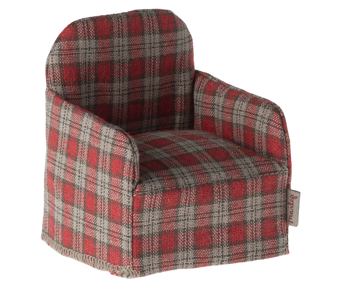 Chair. Mouse - Red Checker