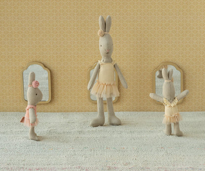 Rabbit size 1, Classic - Ballet suit and skirt cream