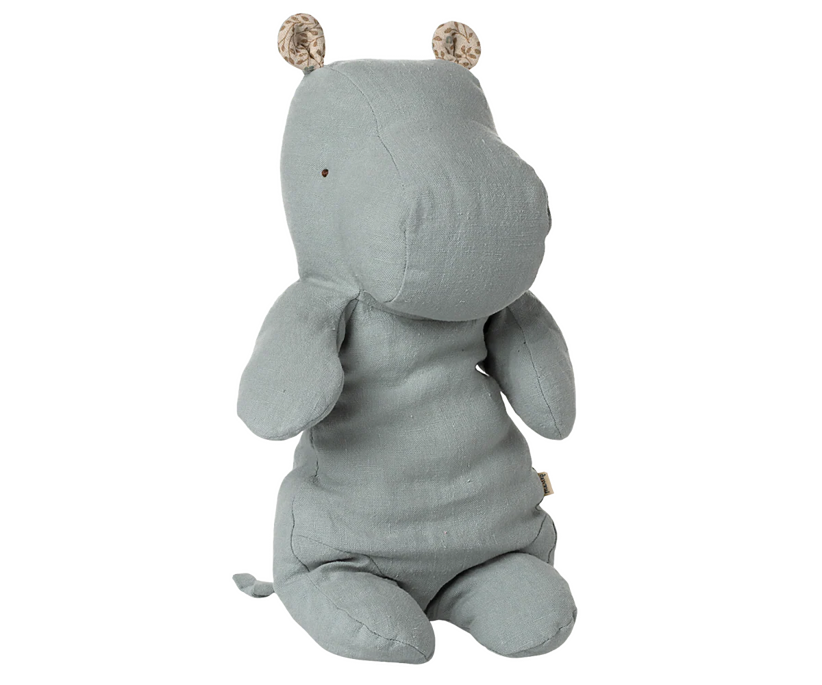 Safari friends, Hippo, Medium - Blue Grey