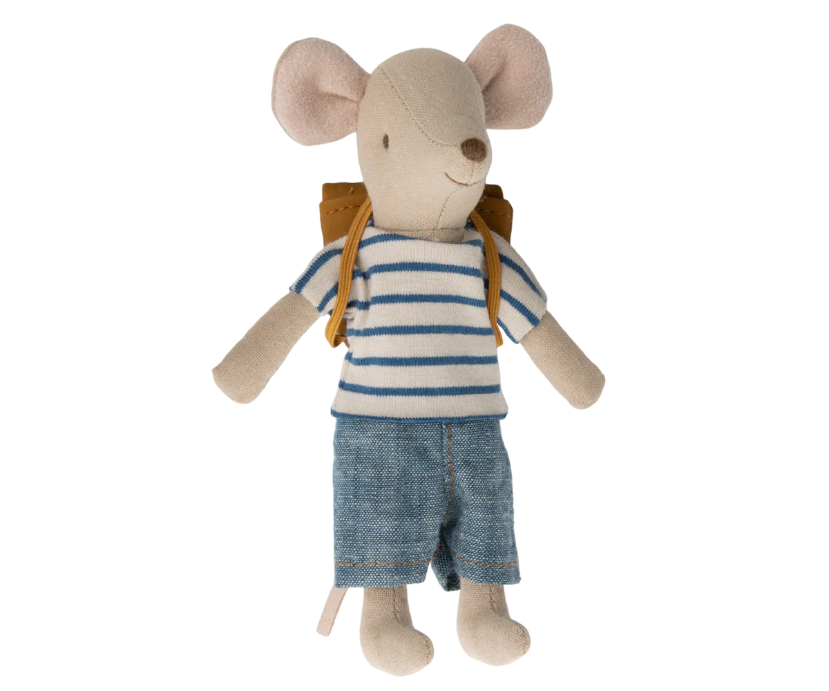 Tricycle mouse, Big brother with bag - Blue