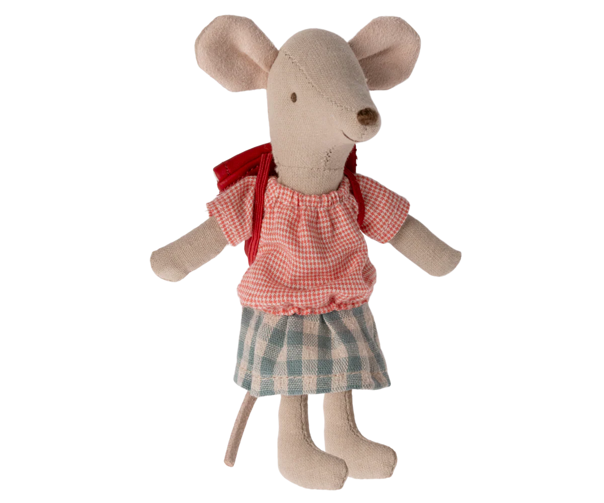 Tricycle mouse, Big sister with bag - Red