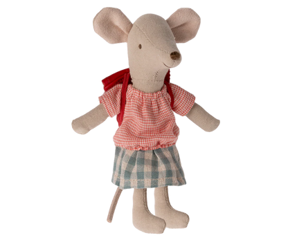 Tricycle mouse, Big sister with bag - Red