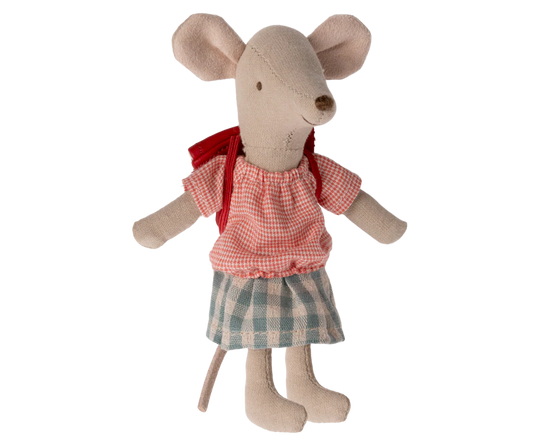 Tricycle mouse, Big sister with bag - Red