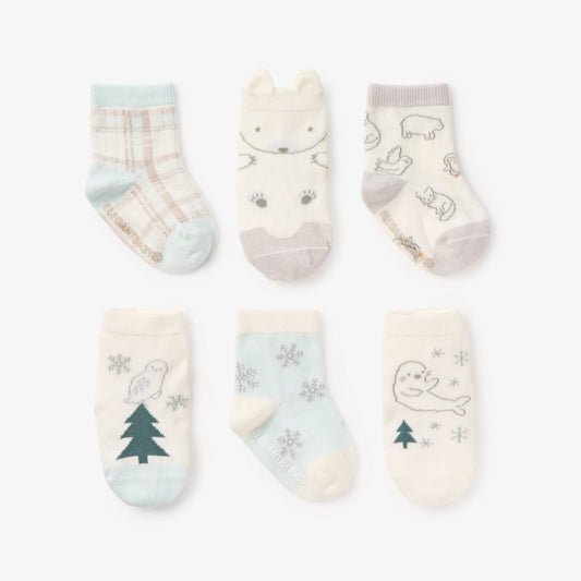 ARCTIC NON SLIP BABY SOCKS 6 PK