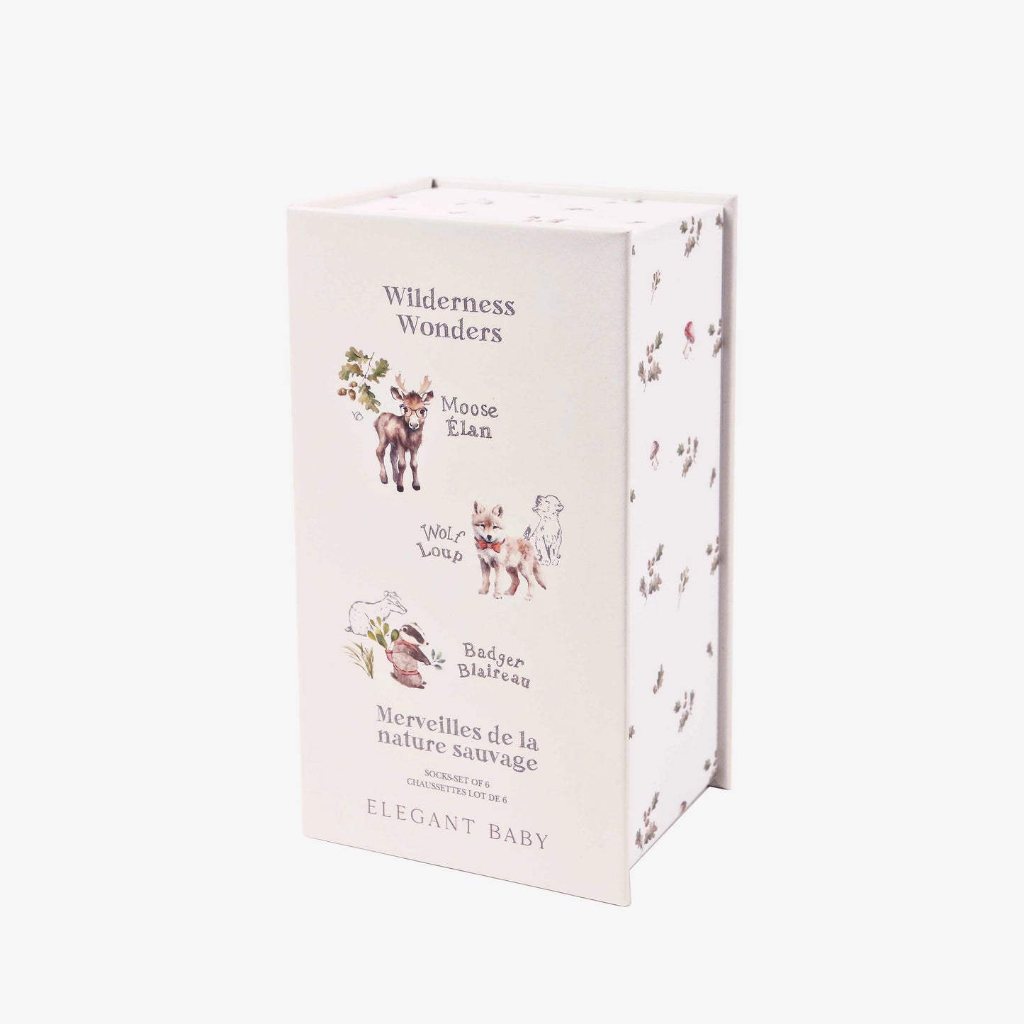 WILDNERNESS NON SLIP BABY SOCKS 6 PK