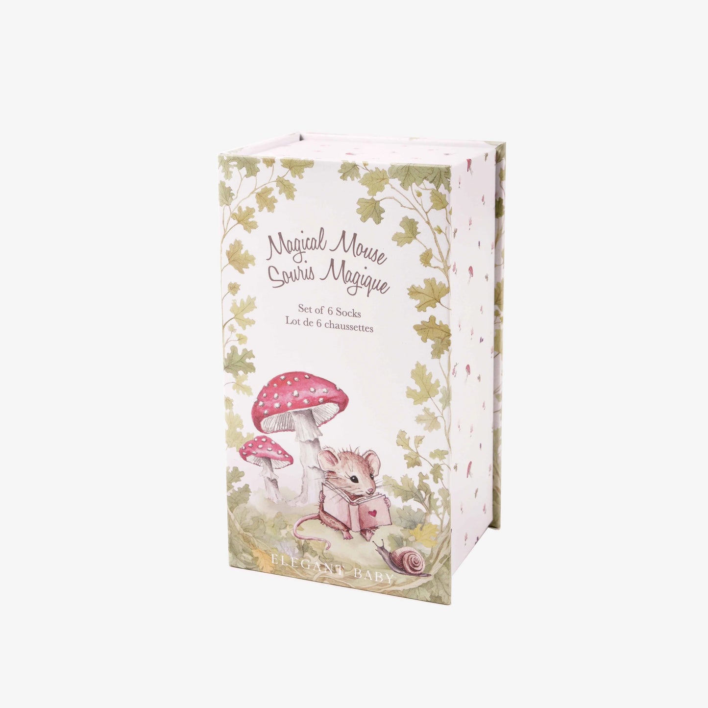 MAGICAL MOUSE NON SLIP BABY SOCKS 6PK