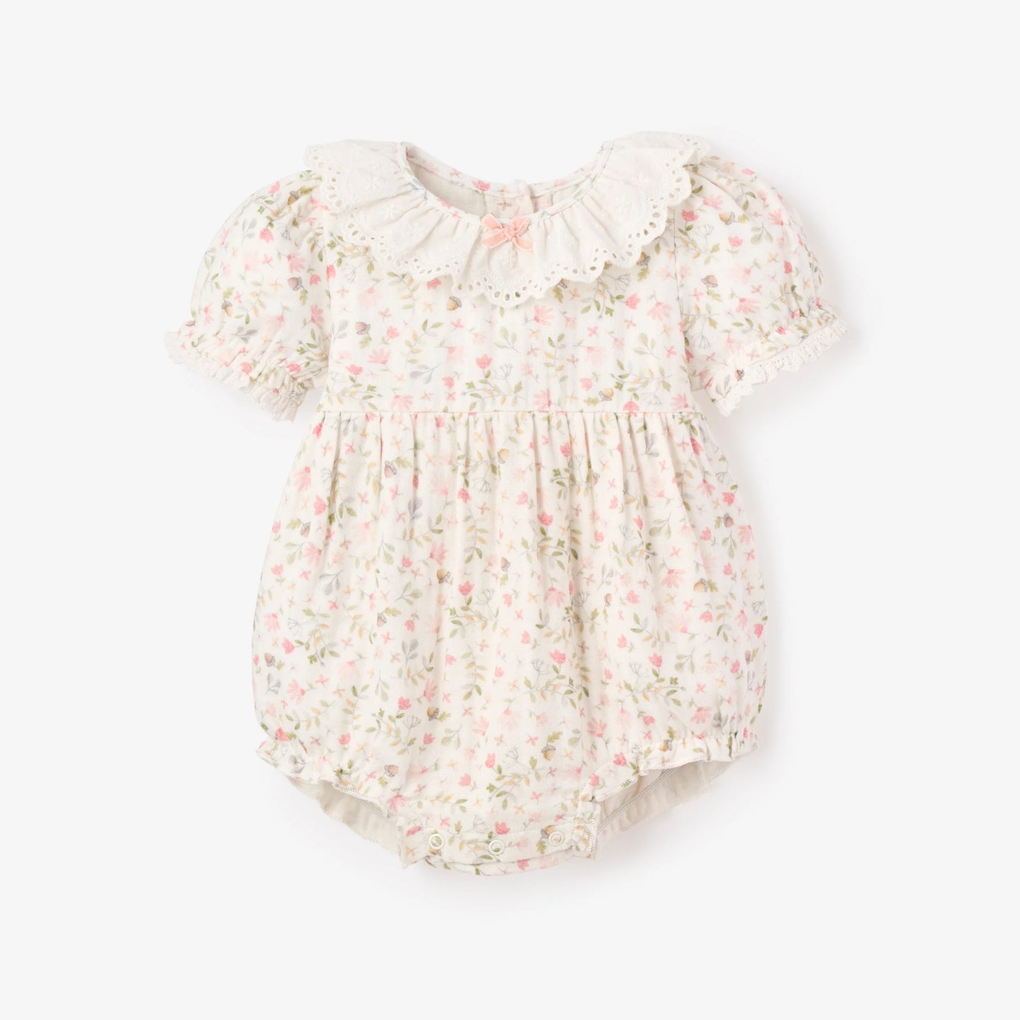 FOLKLORE FLORAL ORGANIC MUSLIN BUBBLE