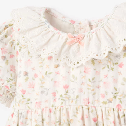 FOLKLORE FLORAL ORGANIC MUSLIN BUBBLE