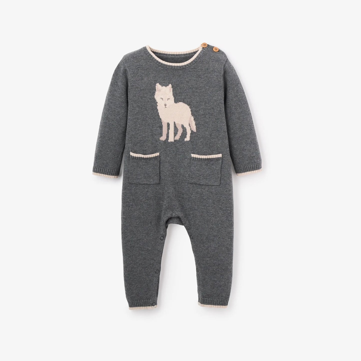 Charcoal Wolf Jumpsuit