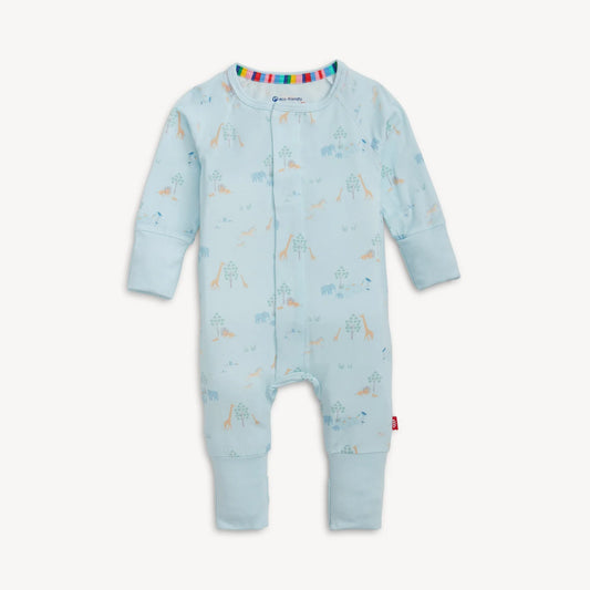 Serene Safari Blue Modal Magnetic Coverall