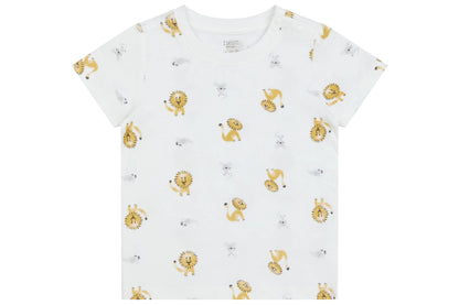 Bamboo Jersey Short Sleeve T-Shirt - The Lion and The Mouse