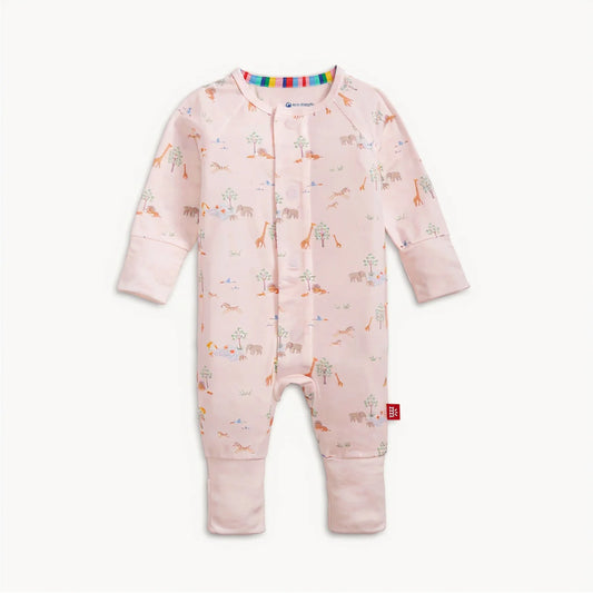 Pink Serene Safari Modal Magnetic Coverall